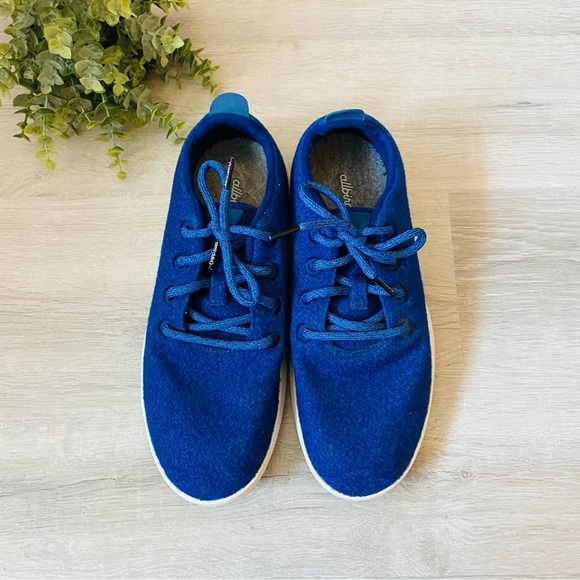 allbirds Wool Runners Blue Sz 9 - Picture 1 of 8